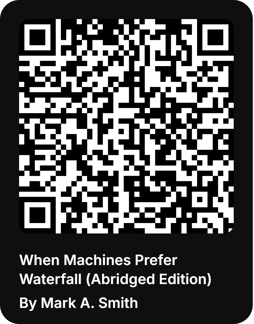 QR code for abridged audiobook
